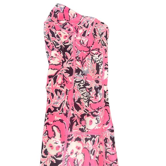 Lilly Pulitzer Women Size XXS Weekender Pink Panda Hanging with my Boo Leggings - Picture 6 of 13